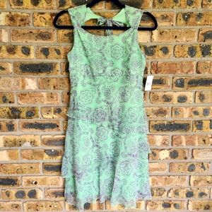 Hype keyhole back tiered flowy dress 16